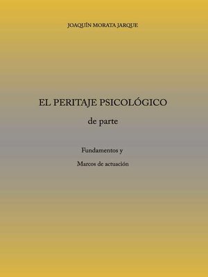 cover image of El peritaje Psicológico